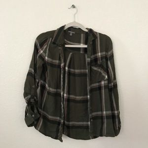 Green Plaid Flannel